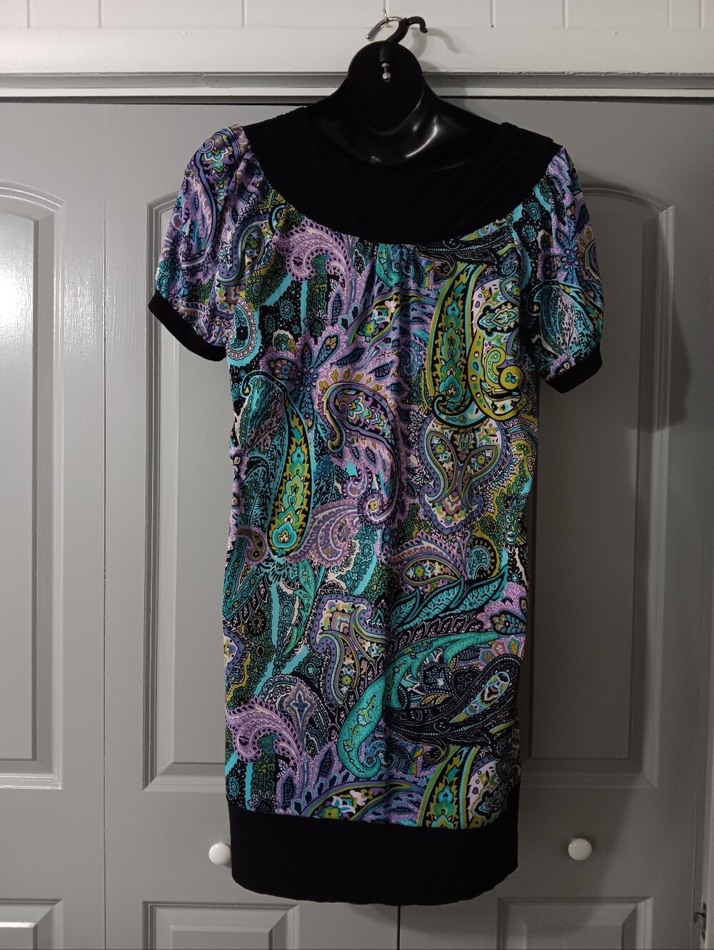 Periwinkle paisley dress - Picture 4 of 4